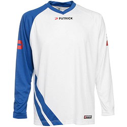 Patrick Victory Voetbalshirt Lange Mouw Heren - Wit / Royal