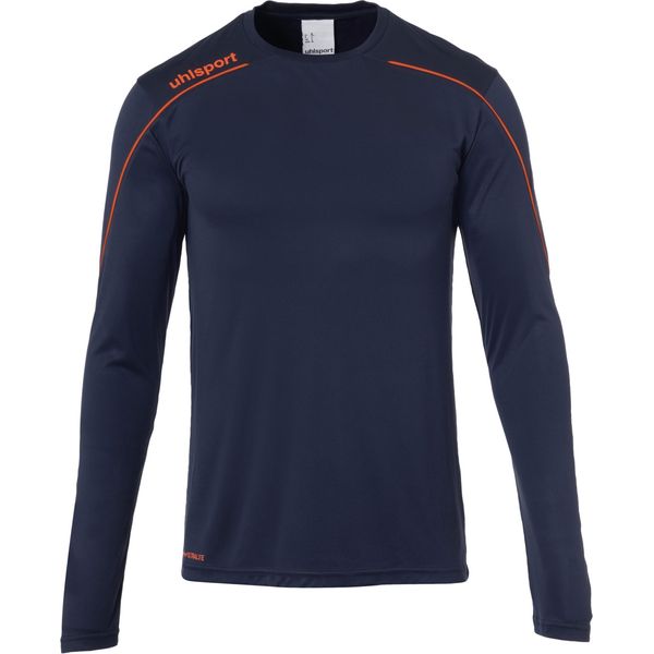 Uhlsport Stream 22 Maillot À Manches Longues Hommes - Marine / Rouge Fluo