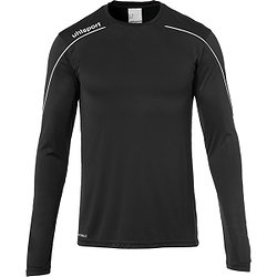 Uhlsport Stream 22 Voetbalshirt Lange Mouw Heren - Zwart / Wit