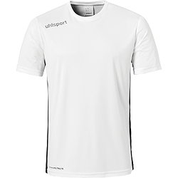 Uhlsport Essential Maillot Manches Courtes Enfants - Blanc / Noir