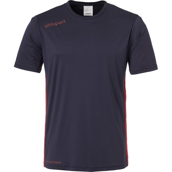 Uhlsport Essential Shirt Korte Mouw Kinderen - Marine / Rood