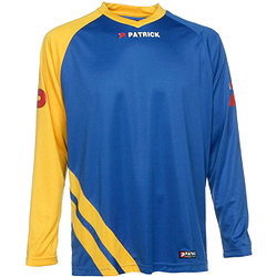 Patrick Victory Voetbalshirt Lange Mouw Heren - Royal / Geel
