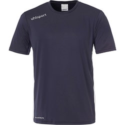 Uhlsport Essential Maillot Manches Courtes Hommes - Marine / Blanc