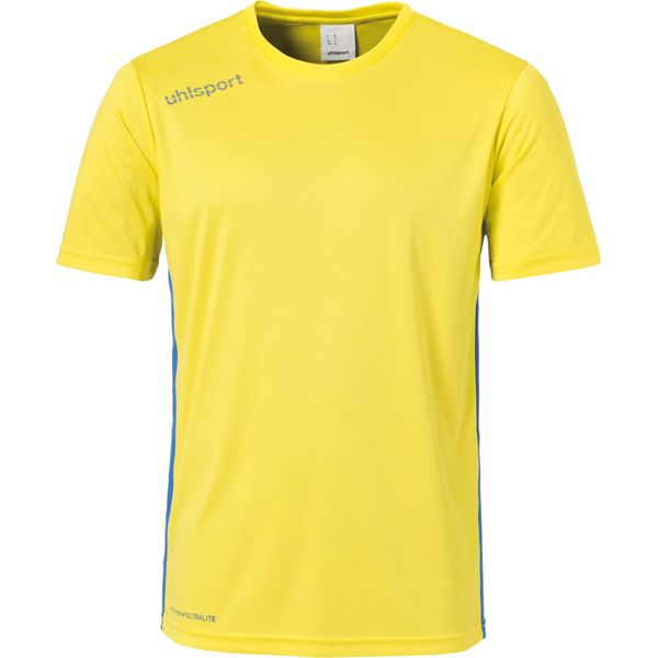 Uhlsport Essential Shirt Korte Mouw Heren - Geel / Royal