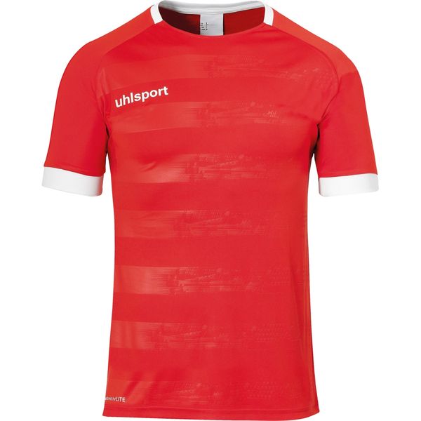 Uhlsport Division 2.0 Shirt Korte Mouw Kinderen - Rood / Wit