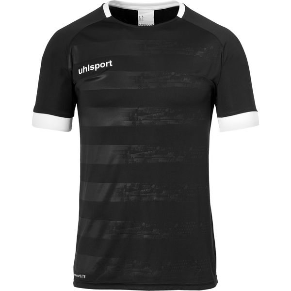 Uhlsport Division 2.0 Shirt Korte Mouw Kinderen - Zwart / Wit