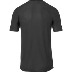 Voorvertoning: Uhlsport Stripe 2.0 Shirt Korte Mouw Kinderen - Zwart / Rood