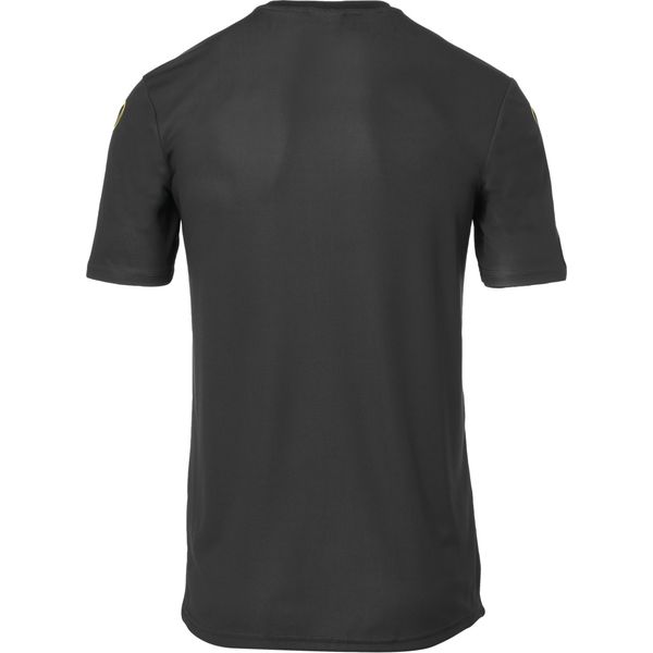 Uhlsport Stripe 2.0 Shirt Korte Mouw Kinderen - Zwart / Geel