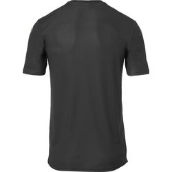 Voorvertoning: Uhlsport Stripe 2.0 Shirt Korte Mouw Kinderen - Zwart / Geel