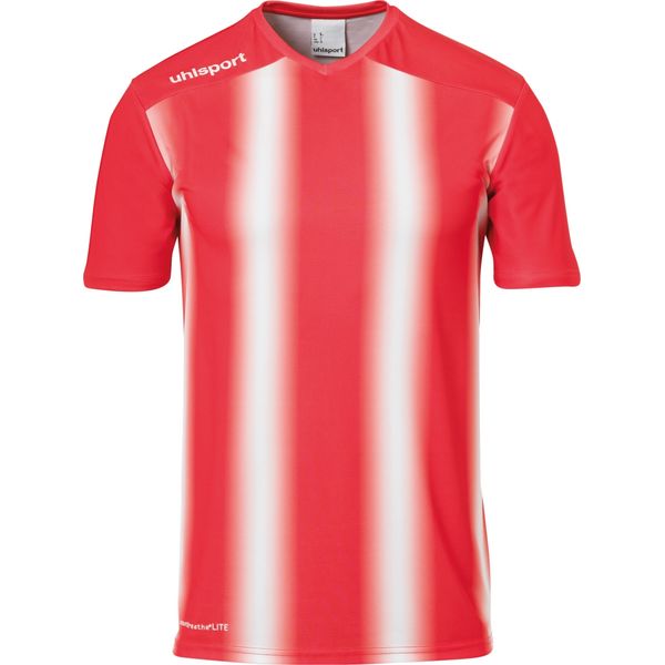 Uhlsport Stripe 2.0 Shirt Korte Mouw Heren - Rood / Wit