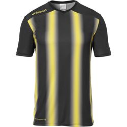 Voorvertoning: Uhlsport Stripe 2.0 Shirt Korte Mouw Heren - Zwart / Geel