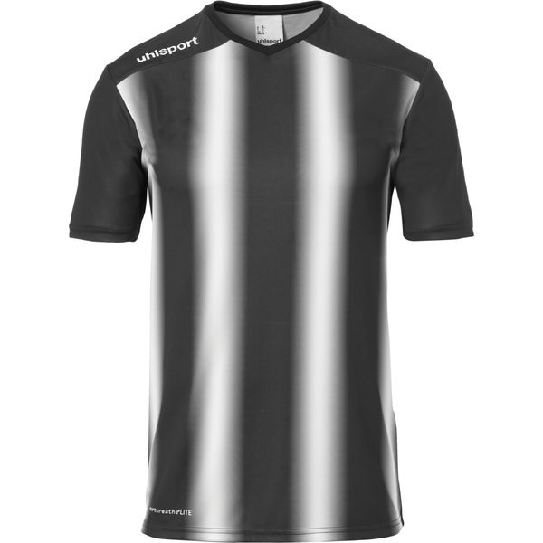 Uhlsport Stripe 2.0 Shirt Korte Mouw Heren - Zwart / Wit
