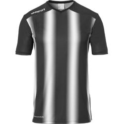 Voorvertoning: Uhlsport Stripe 2.0 Shirt Korte Mouw Heren - Zwart / Wit