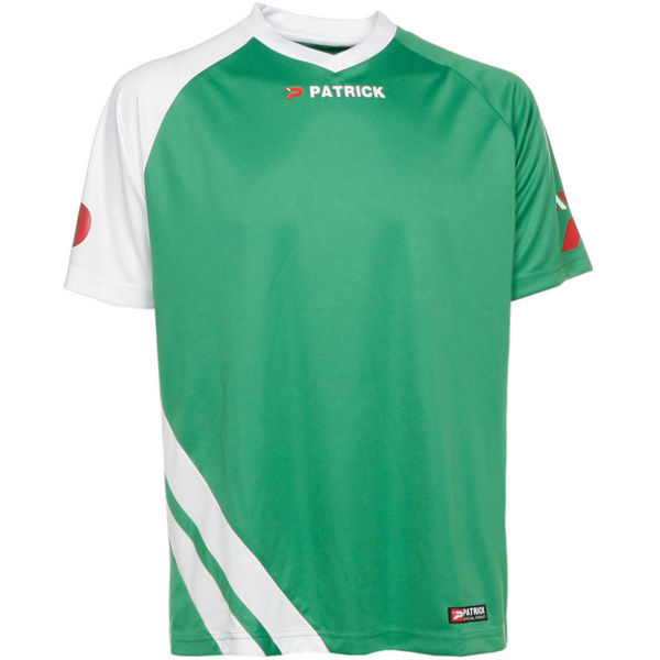 Patrick Victory Shirt Korte Mouw Kinderen - Groen / Wit