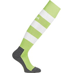 Uhlsport Team Pro Essential Stripe Chaussettes De Football - Vert Flash / Blanc