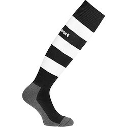 Uhlsport Team Pro Essential Stripe Voetbalkousen - Zwart / Wit
