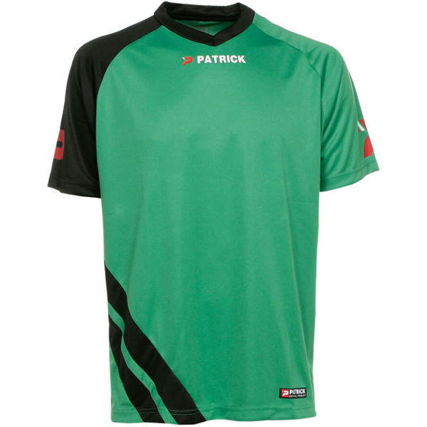 Patrick Victory Shirt Korte Mouw Kinderen - Groen / Zwart