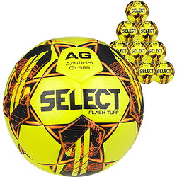 Select Flash Turf V23 (10X) Ballenpakket - Geel / Rood