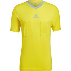 Voorvertoning: Adidas Referee 22 Scheidsrechtersshirt Korte Mouw Heren - Fluogeel