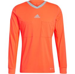 Voorvertoning: Adidas Referee 22 Scheidsrechtersshirt Lange Mouw Heren - Fluo Oranje