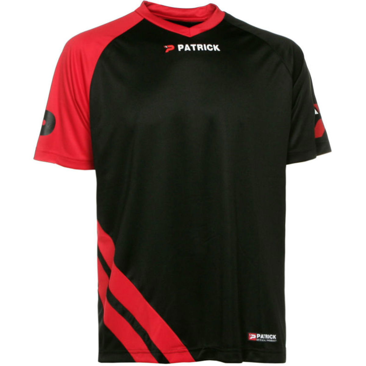 Patrick Victory Shirt Korte Mouw Kinderen - Zwart / Rood