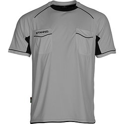 Stanno Bergamo Scheidsrechtersshirt Korte Mouw Heren - Grijs
