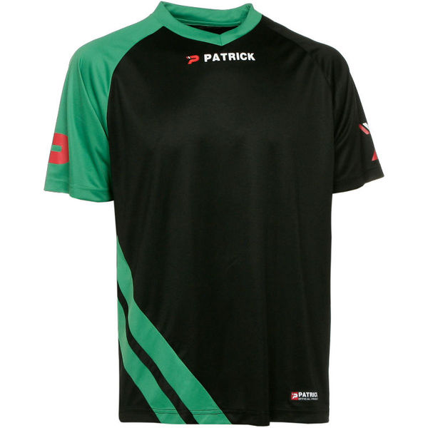 Patrick Victory Shirt Korte Mouw Heren - Zwart / Groen