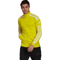 Présentation: Adidas Squadra 21 Veste D'entraînement Hommes - Jaune / Blanc
