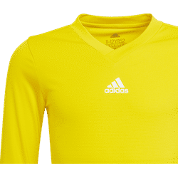 Voorvertoning: Adidas Base Tee 21 Shirt Lange Mouw Kinderen - Geel