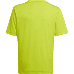 Voorvertoning: Adidas Entrada 22 Shirt Korte Mouw Kinderen - Fluogeel / Lichtgrijs