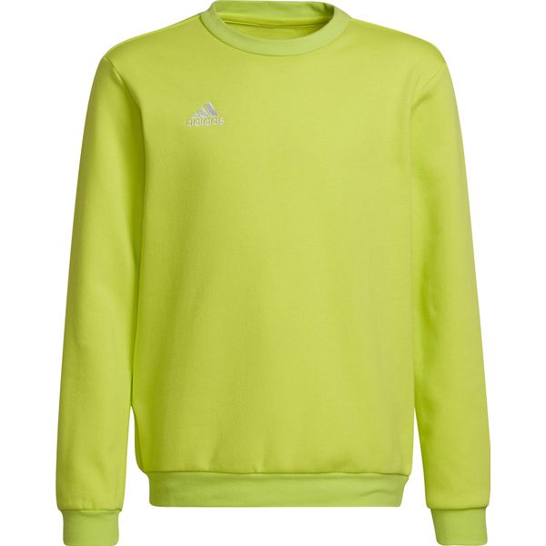 draadloze Ophef Weven Adidas Entrada 22 Sweater voor Kinderen | Fluogeel | Teamswear