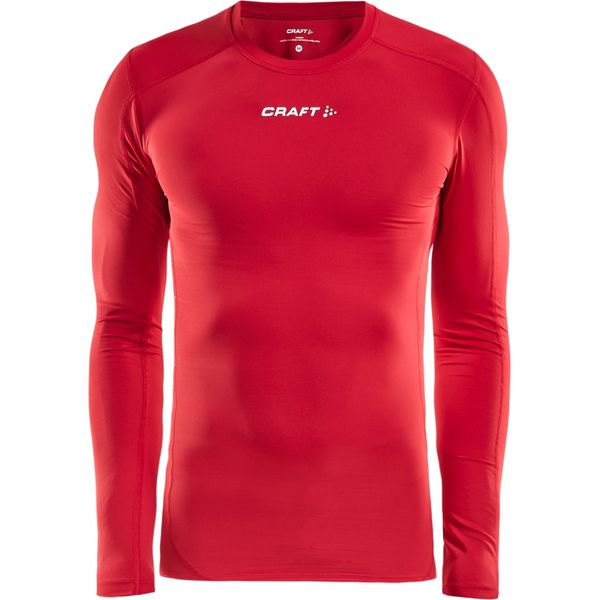 Craft Pro Control Compression Maillot Manches Longues - Rouge