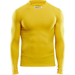Craft Progress Baselayer Maillot Manches Longues Hommes - Jaune