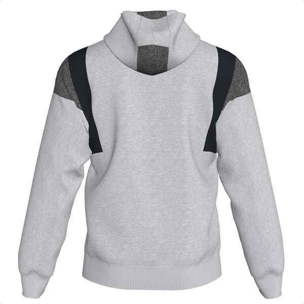 Joma Confort III Sweater Met Kap Kinderen - Lichtgrijs Gemeleerd / Zwart / Donkergrijs Gemeleerd