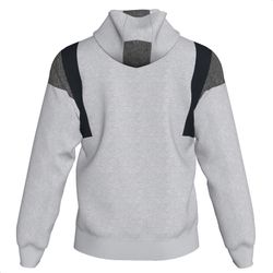 Voorvertoning: Joma Confort III Sweater Met Kap Kinderen - Lichtgrijs Gemeleerd / Zwart / Donkergrijs Gemeleerd