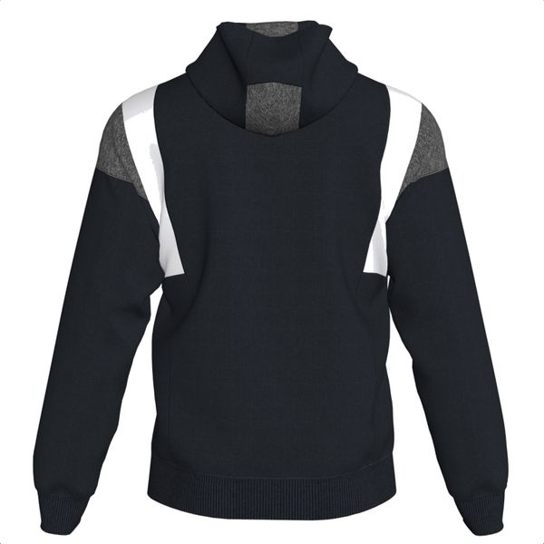 Joma Confort III Sweater Met Kap Kinderen - Zwart / Wijnrood / Donkergrijs Gemeleerd