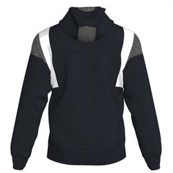 Voorvertoning: Joma Confort III Sweater Met Kap Kinderen - Zwart / Wijnrood / Donkergrijs Gemeleerd