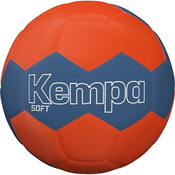 Kempa Soft Handball Kinder - Neonorange / Marine