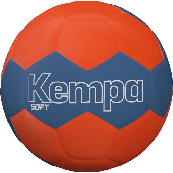Kempa Soft Handball Enfants - Orange Fluo / Marine
