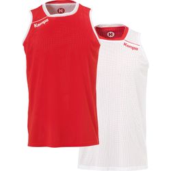 Voorvertoning: Kempa Reversible Shirt Kinderen - Rood / Wit