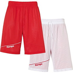 Kempa Reversible Short Kinderen - Rood / Wit