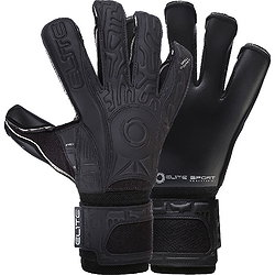 Elite Sport Black Solo Gants De Gardien - Noir