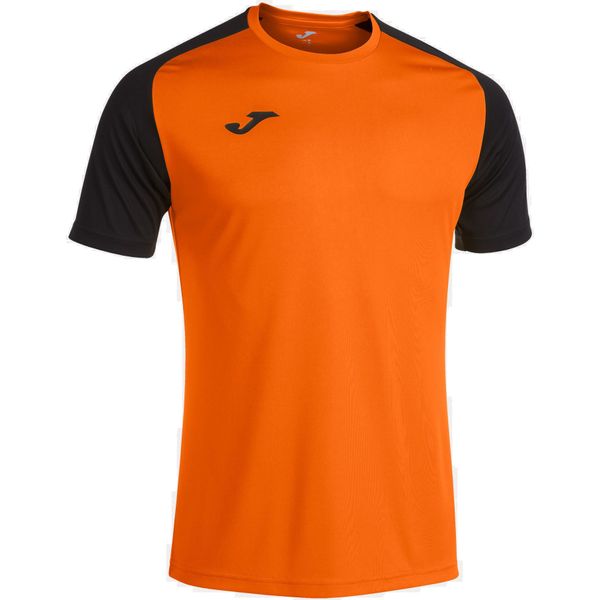 Joma Academy IV Shirt Korte Mouw Kinderen - Oranje / Zwart