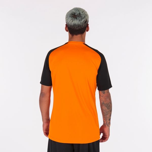 Joma Academy IV Shirt Korte Mouw Kinderen - Oranje / Zwart