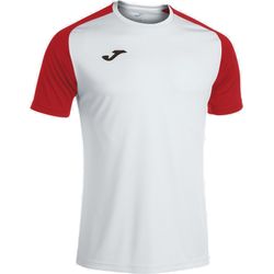 Voorvertoning: Joma Academy IV Shirt Korte Mouw Heren - Wit / Rood