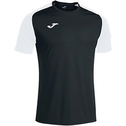 Joma Academy IV Shirt Korte Mouw Heren - Zwart / Wit