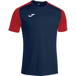 Joma Academy IV Shirt Korte Mouw Heren - Marine / Rood