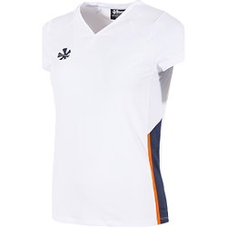 Reece Grammar Shirt Dames - Wit / Oranje / Marine