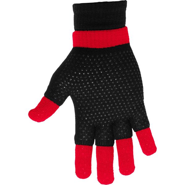 Reece Ultra Grip 2 In 1 Knitted Player Glove Kinderen - Zwart / Rood