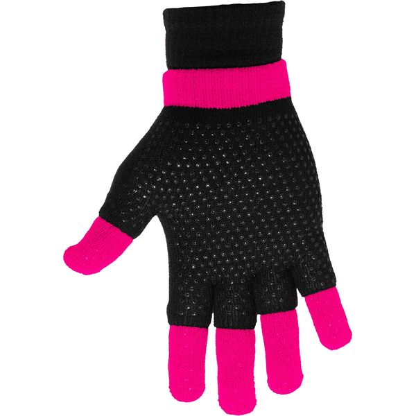 Reece Ultra Grip 2 In 1 Knitted Player Glove Kinderen - Zwart / Roze
